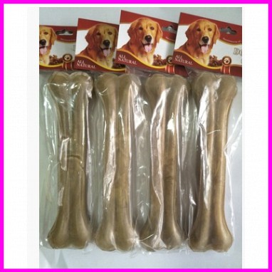 xương da bò cho chó size đại ( 20cm).