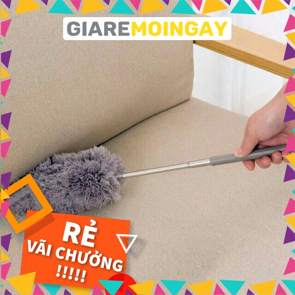 Chổi quét trần nhà gấp gọn điều chỉnh độ cao, lau bụi trần, quét màng nhện, dọn dẹp nhà cửa giaremoingay6868