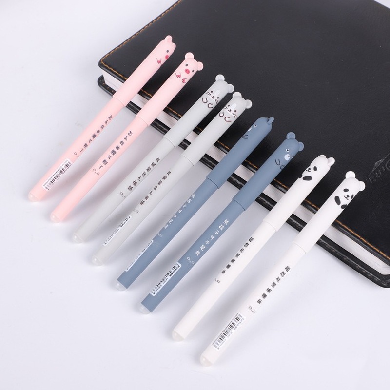 Bút bi thiết kế hình động vật dễ thương ngòi 0.38mm