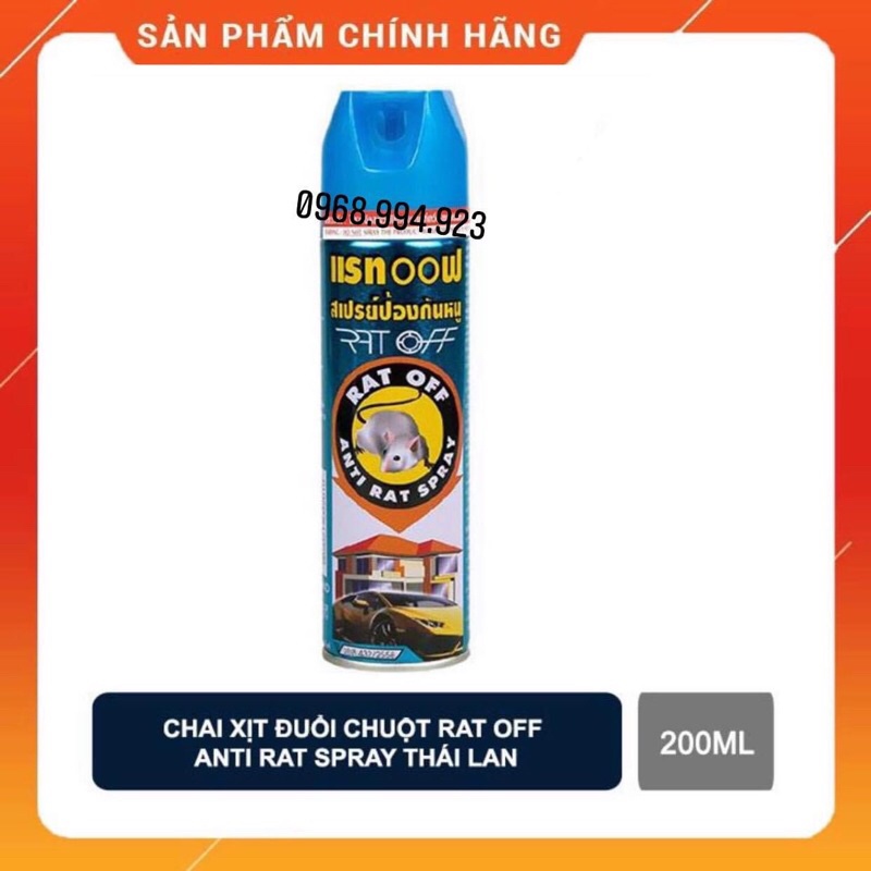 Xịt đuổi chuột Thái Lan Rat-Of 200ml