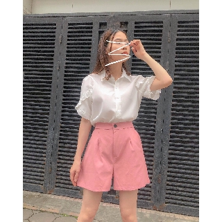 Set áo sơ mi quần đùi kaki