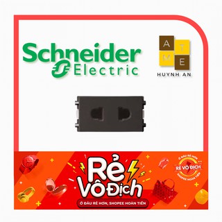 Ổ cắm 2 chấu 10 A, size S ( nhỏ )  Zencelo, Màu Nâu, Hãng SCHNEIDER Dùng Cho Nhà Ở/Văn Phòng
