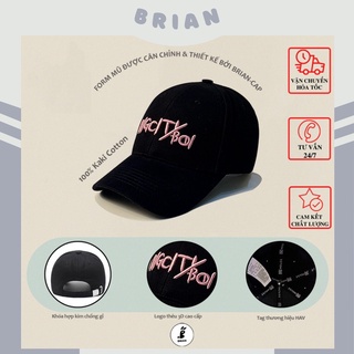 Mũ Bigcityboi đen lưỡi trai, nón kết Bigcityboi đen logo hồng cao cấp, dành cho mọi lứa tuổi cả nam và nữ.