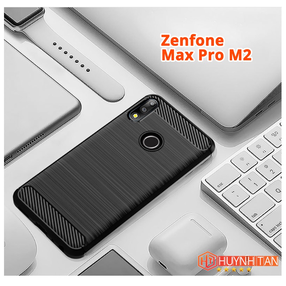 Ốp lưng Zenfone Max Pro M2 (ZB613KL) cao su chống sốc phay xướt