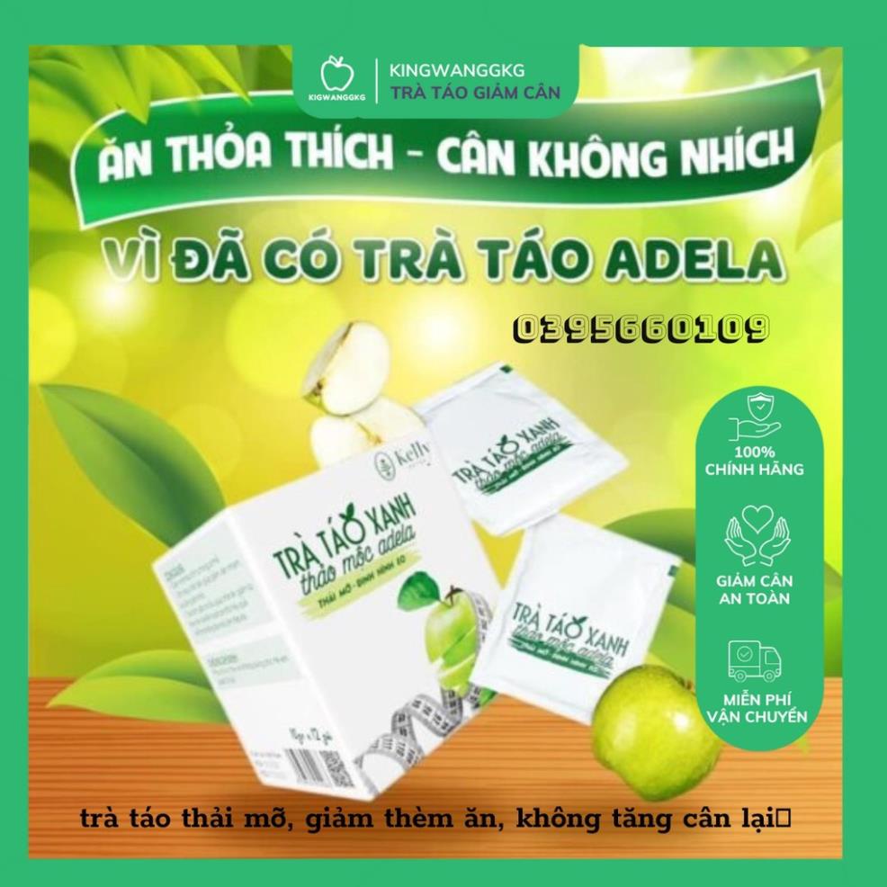 TRÀ TÁO XANH KELLY DETOX GIẢM CÂN HIỆU QUẢ (ưu đãi tặng thêm 3 gói)