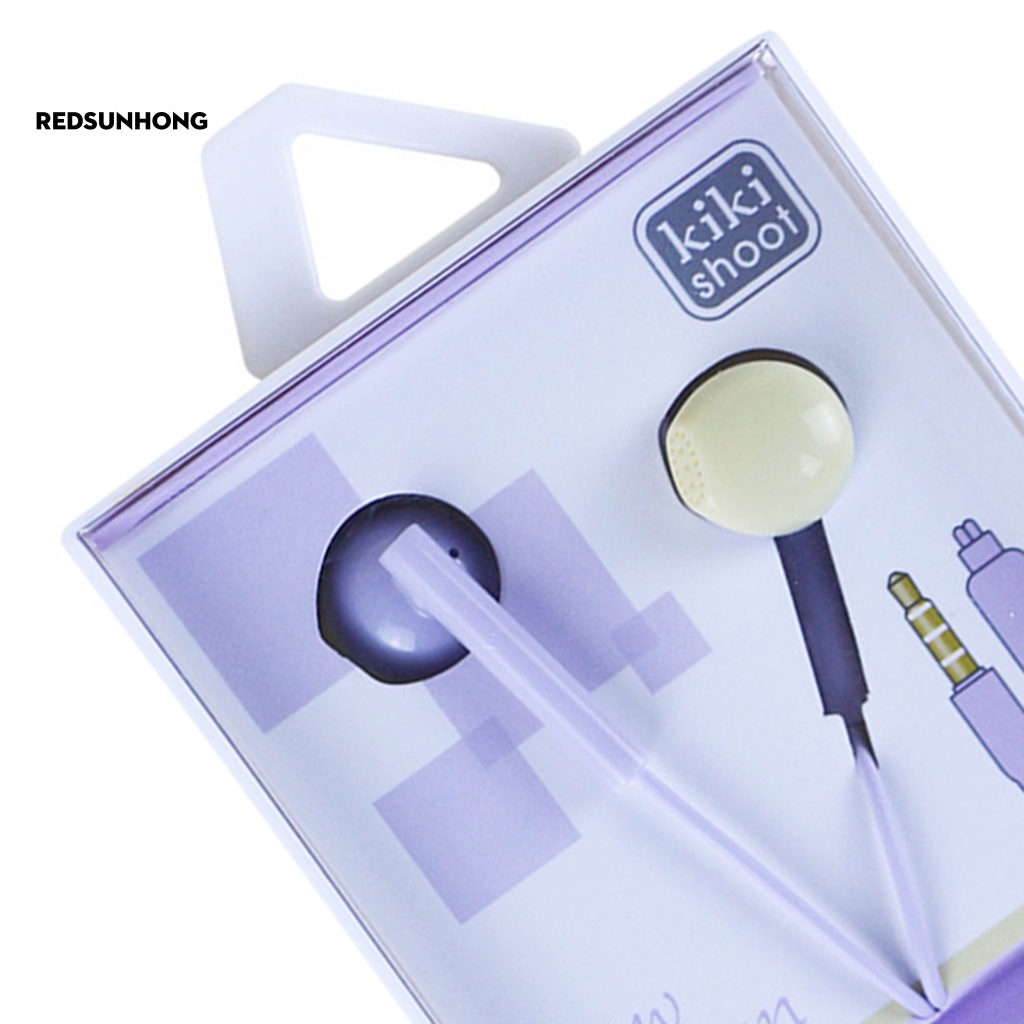 Tai Nghe Nhét Tai Có Dây 3.5mm Họa Tiết Hoạt Hình Dễ Thương Cho Bé