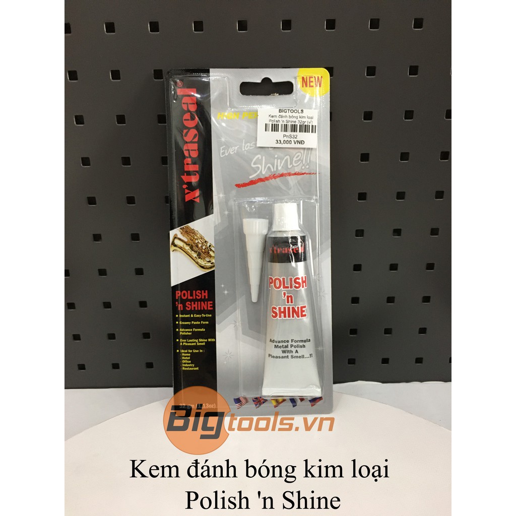 Kem đánh bóng kim loại X'traseal Polish ‘n Shine