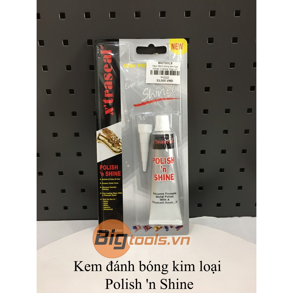 Kem đánh bóng kim loại Polish 'n Shine