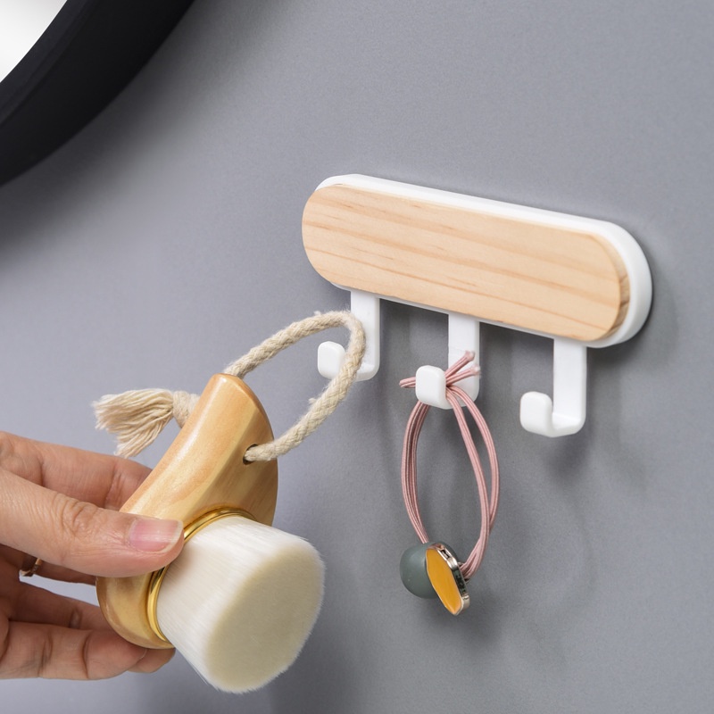 Móc Gỗ Gắn Tường Treo Đồ Tiện Dụng