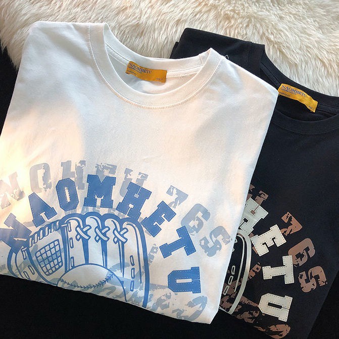 NRVP Áo Thun Tay Ngắn Cổ Tròn Thời Trang Mùa Hè Phong Cách Hàn Quốc Dành Cho Nữ 2022