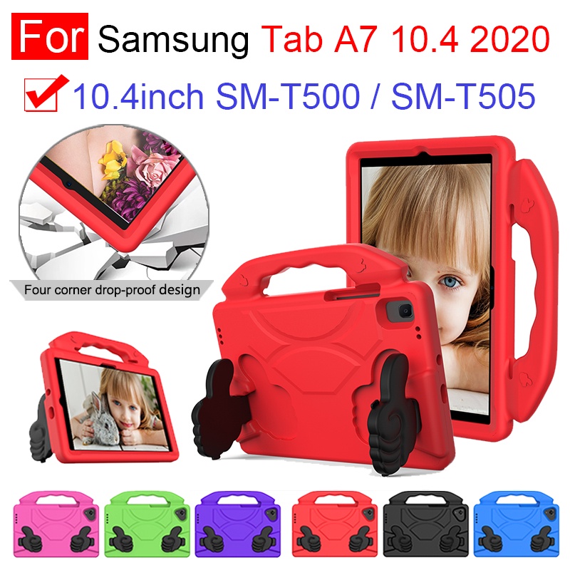 Ốp Máy Tính Bảng Eva Gọn Nhẹ Chống Sốc Có Tay Cầm Và Giá Đỡ Cho Samsung Tab A7 10.4 2020 Sm T500 T505
