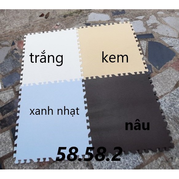 THẢM XỐP LÓT SÀN DÀY 2cm. KÍCH THƯỚC 58cmx58cmx2cm, 62.62.2cm