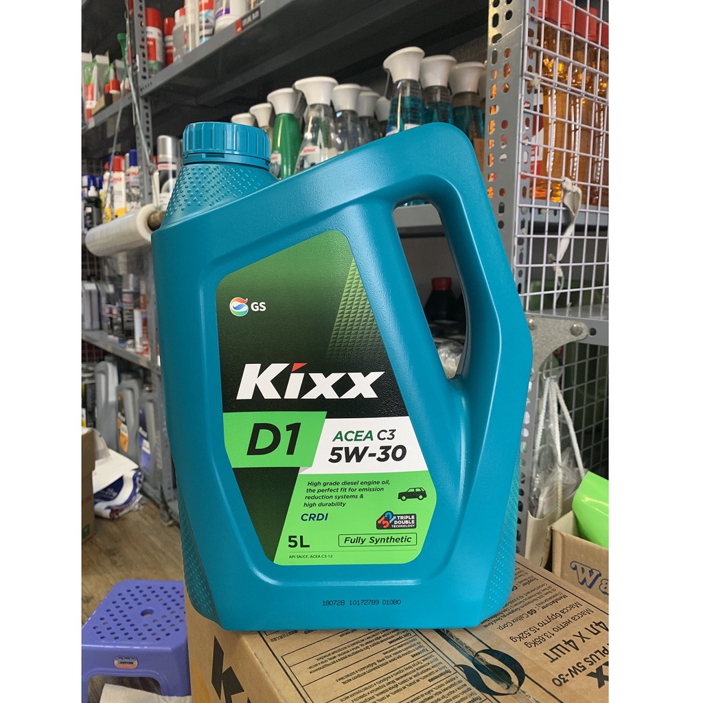 [Dầu Động Cơ Máy Dầu] Kixx D1 C3 5W30 - Gốc Tổng Hợp Đặc Biệt – 5L