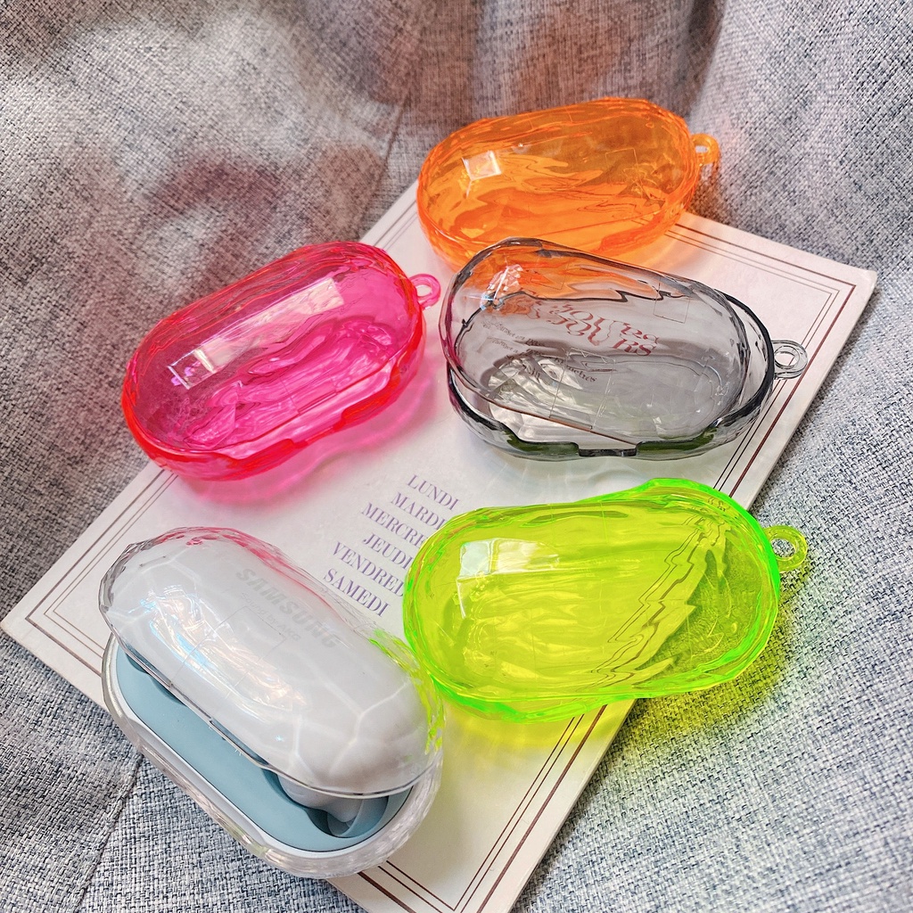 Vỏ Samsung Galaxy Buds / Buds Plus trong suốt Hình thoi Bao đựng tai nghe Vỏ cứng bảo vệ tai nghe