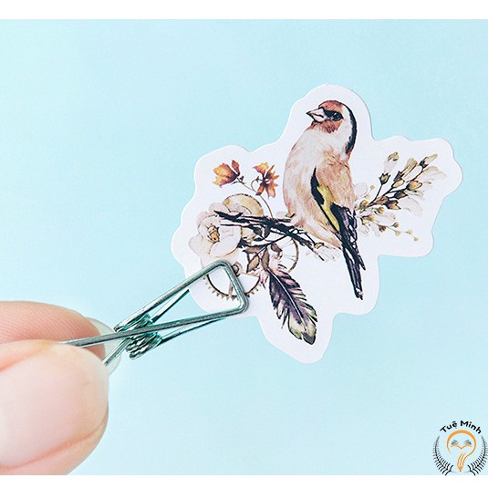 Hộp sticker hồi ức phong cảch retro trang trí bullet STI50