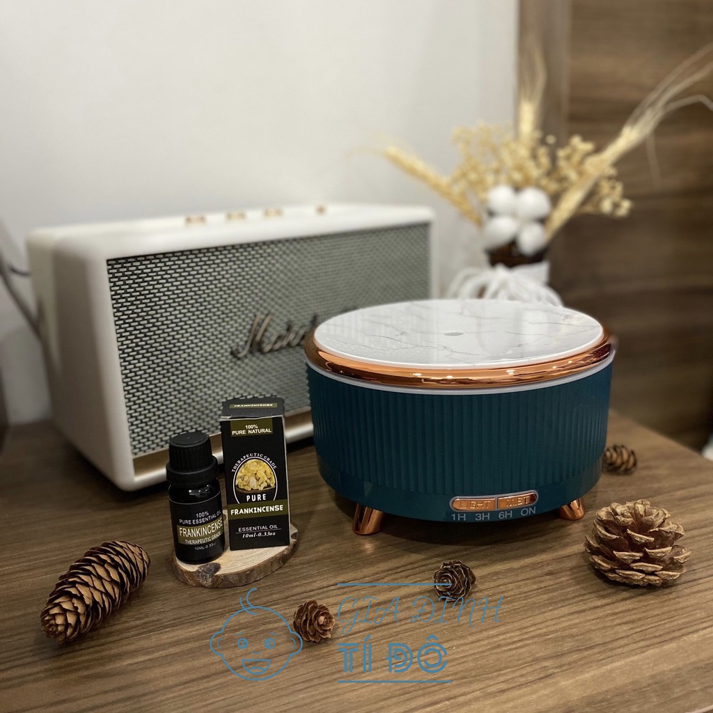 Máy xông tinh dầu, Phun Sương Nano Bạch Lam 500ml Đèn Led 7 Màu