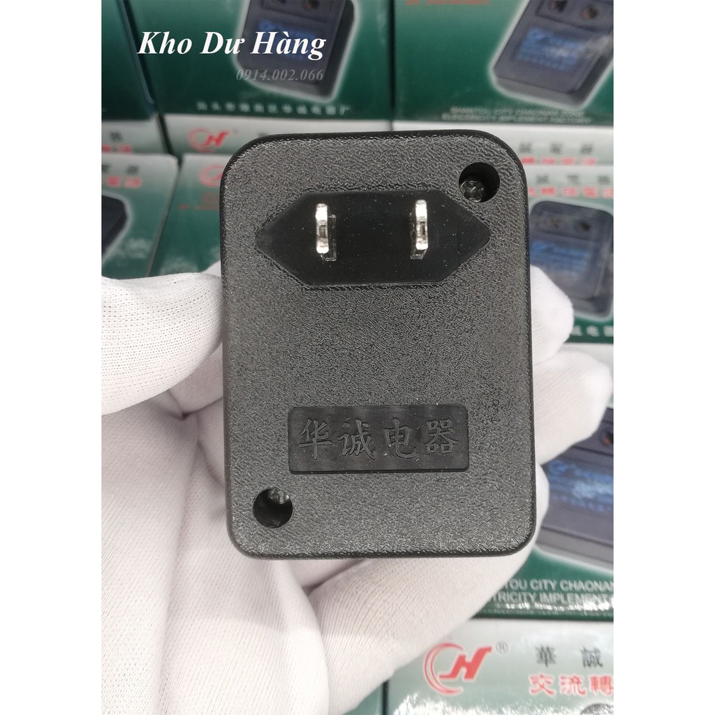 Bộ đổi nguồn 220 ra 110V dùng cho máy xông tinh dầu, đuổi muỗi, xạc pin điện thoại ....