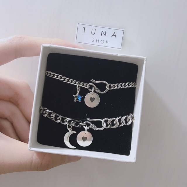 Vòng tay đôi THIẾT KẾ [𝑲𝒉𝒂̆́𝒄 𝒕𝒉𝒆𝒐 𝒚𝒆̂𝒖 𝒄𝒂̂̀𝒖] Lắc đôi Bạc _ 𝑨̉𝒏𝒉 +𝑽𝒊𝒅𝒆𝒐 𝒕𝒉𝒂̣̂𝒕 __ Cam kết chuẩn Bạc_TUNASHOP