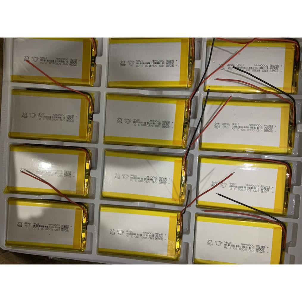 Pin lipo- Pin lithium Polymer 660100 5000mAh  - Có mạch bảo vệ pin