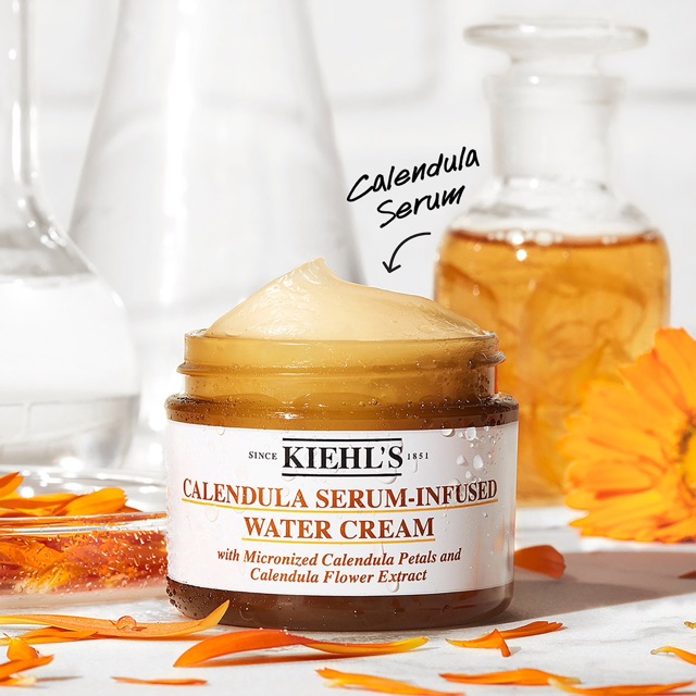 KEM DƯỠNG HOA CÚC kiêm serum 2 trong 1 KIEHL’S Calendula Serum-Infused Water Cream