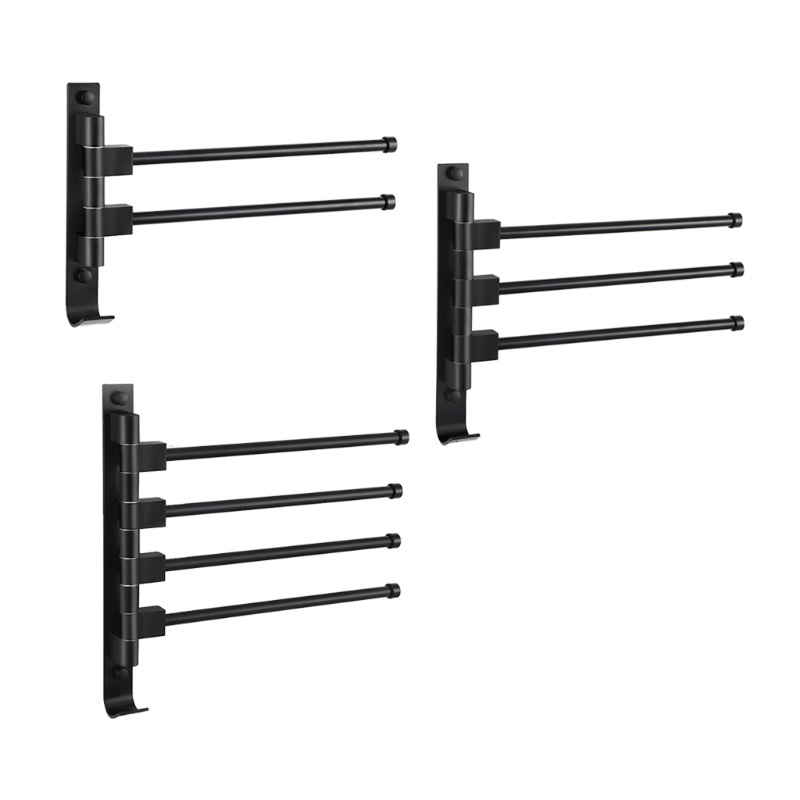 Giá Treo Khăn Tắm / Đồ Dùng Nhà Bếp Dạng Xoay Chống Thấm Nước Tiện Dụng