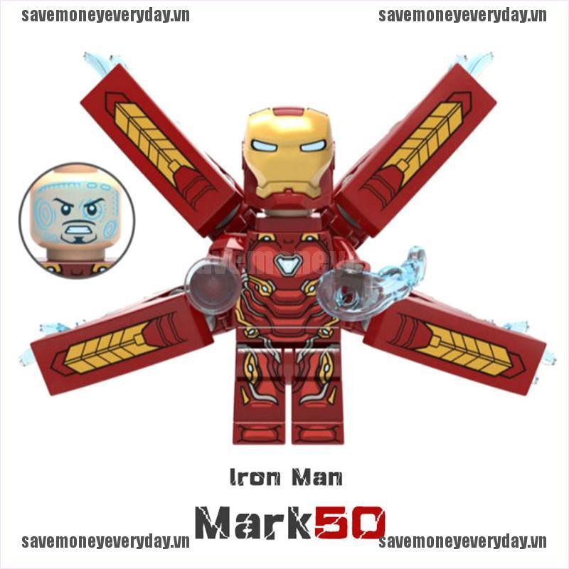 (Hàng Mới Về) Lego Xếp Hình Nhân Vật Iron Man Mk50 Siêu Anh Hùng