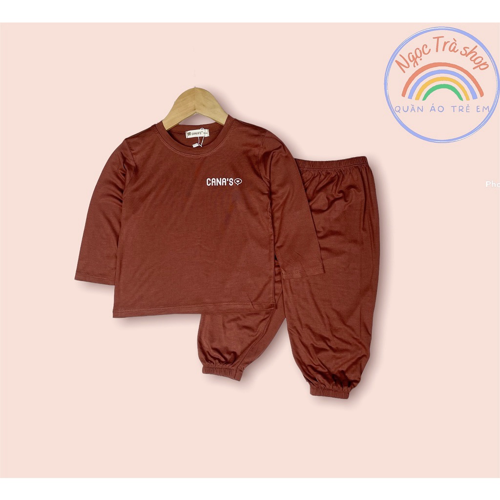 SIZE(7-30kg)FREE SHIPBộ ALIBABA Dài Tay Thun Lạnh Hàng Chuẩn Dể Thương Cho Bé Gái Bé Trai Đủ Màu