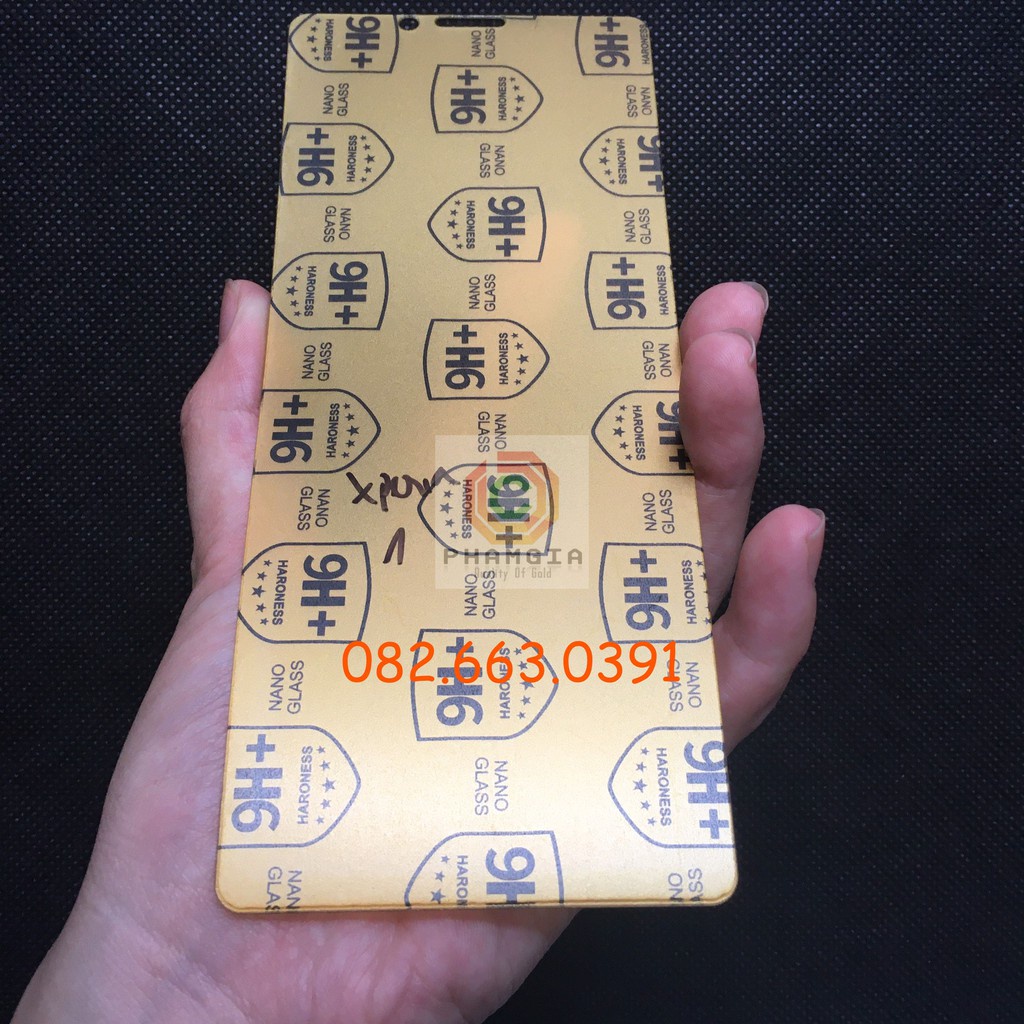 Dán cường lực màn hình Sony Xperia 1/ Xperia 1 mark 2 (1 ii) nano dẻo trong suốt, nhám chống vân tay, bảo vệ mắt