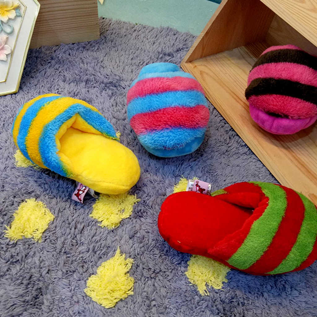 Đồ Chơi Gặm Chống Cắn Hình Dép Kẹp Cho Thú Cưng