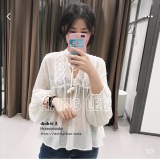 Áo trắng babydoll