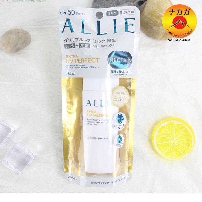 [Hàng_Nhật_Auth] Kem chống nắng kanebo allie extra UV perfect SPF 50+ 60ml dạng sữa milk Nhật [Hàng-Auth]