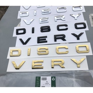 Chữ Discovery 3D Dán Trang Trí Ô Tô