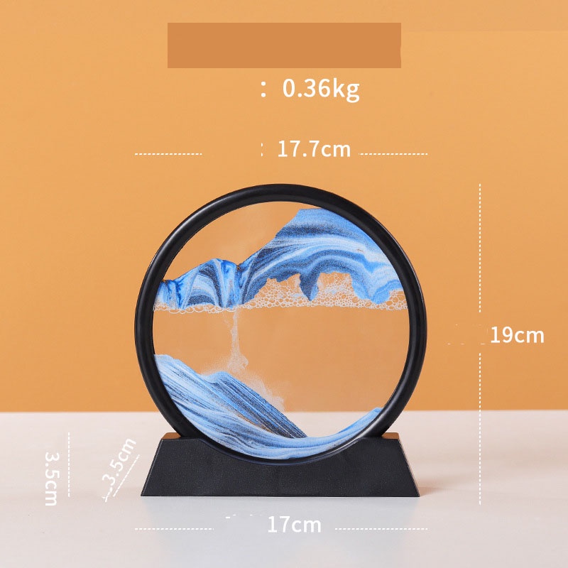Tranh Cát Chảy Lún Chuyển Động 3D Trang Trí nghệ thuật - giao hỏa tốc
