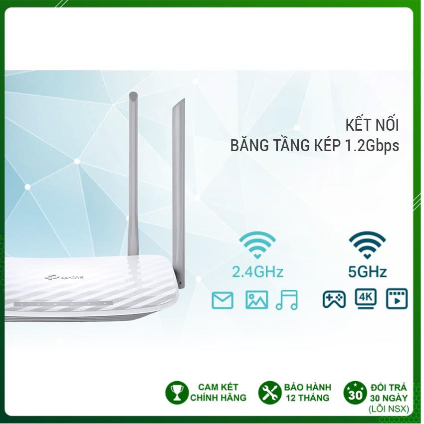 [HOT] [SALE OFF]Bộ Phát Wifi Băng Tần Kép TP-Link Archer C50 Chuẩn AC Tốc Độ 1200Mbps - BH 2 năm