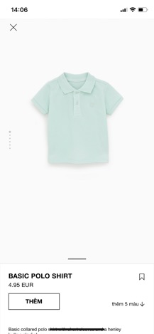 Áo phông polo zara