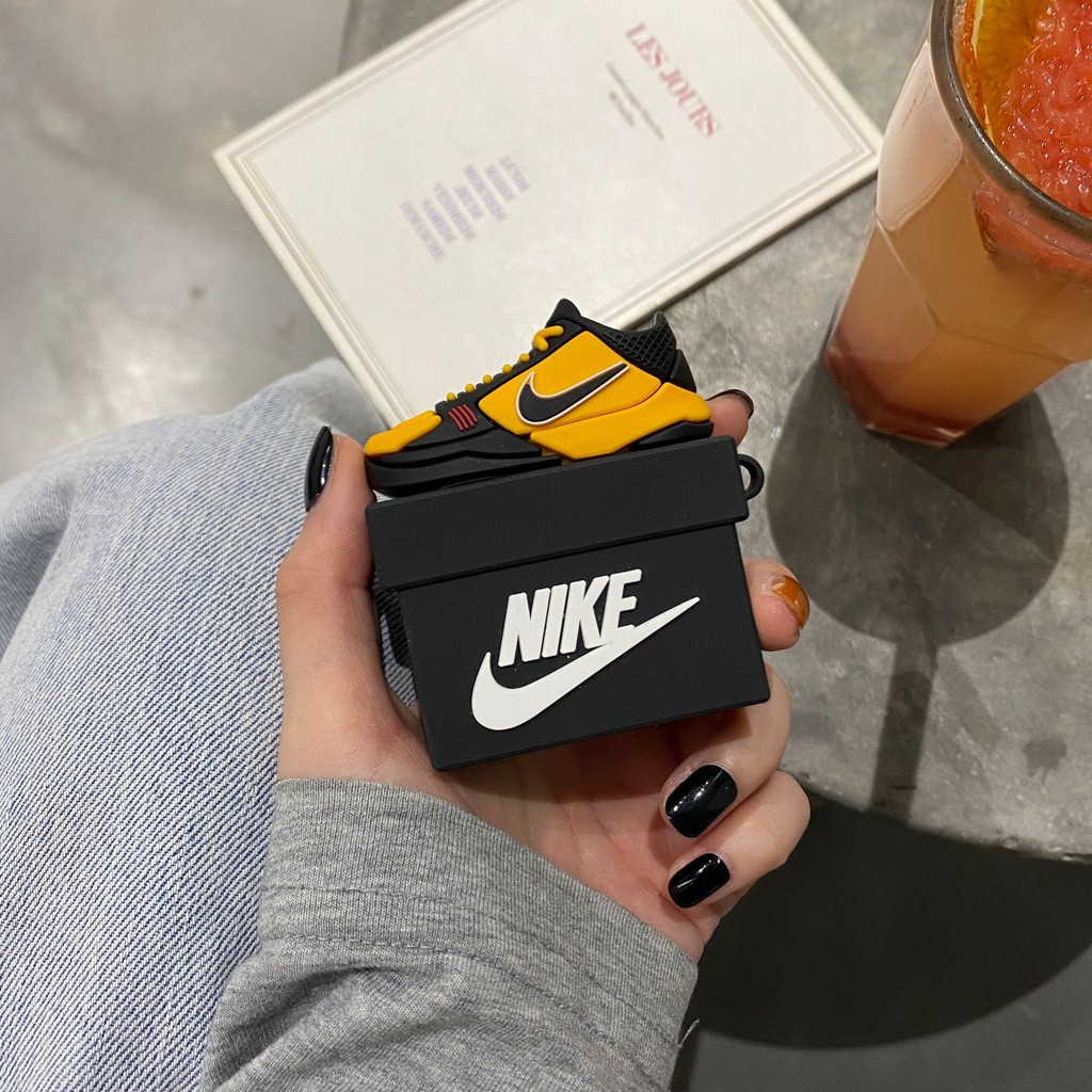 Case Airpods - Ốp Airpods 1/2/Pro - Hộp Giày Ni-ke Kèm Móc Khóa Giày