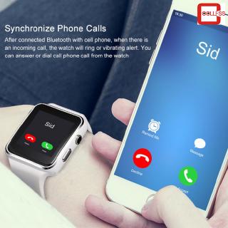 X6 Bluetooth Waterproof Smart Watch Smartwatch Camera for ios Android Samsung
