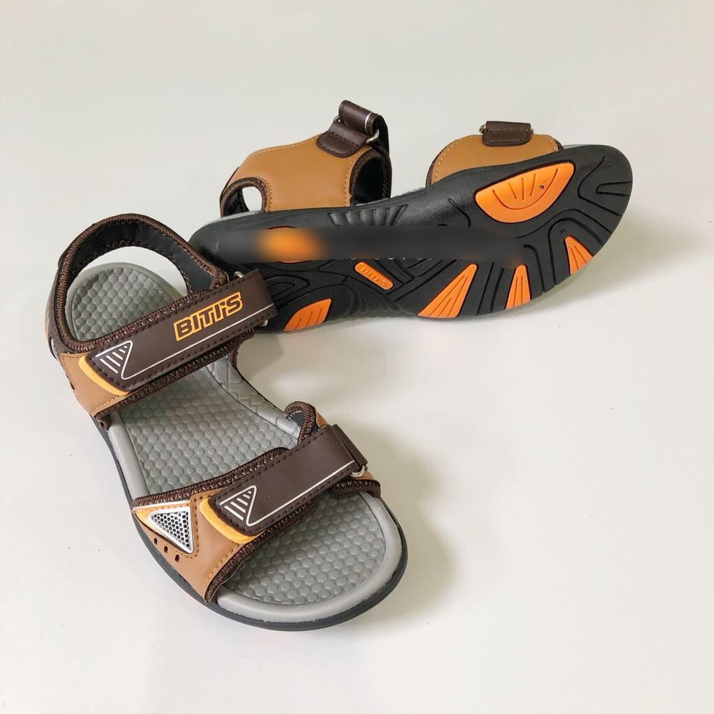 Sandal bé trai BlTIS 28-37 ❤️FREESHIP❤️ Dép quai hậu học sinh đế cao su hai quai dán DRB024300