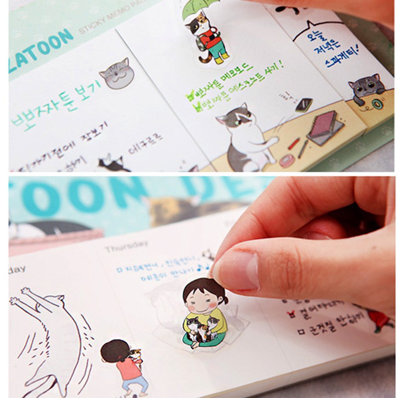 Bộ 6 Tấm Hình Dán Nhựa Pvc Trong Suốt In Hình Dễ Thương