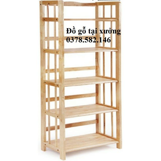 Kệ đa năng,kệ để đồ 5 tầng 76cm gỗ tự nhiên