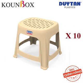 Combo 10 Ghế lùn Oval cao cấp Duy Tân - nhiều màu