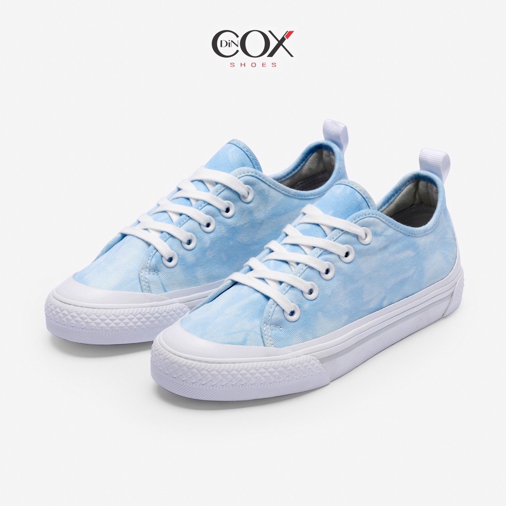 Giày Sneaker Vải Nữ DINCOX C20 BLUE TIE DYE