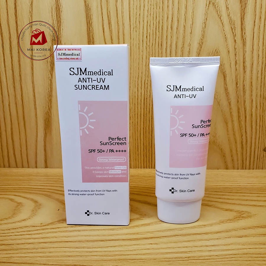 Kem chống nắng SJM Medical Anti-UV Sunscream chống nước SPF50 PA ++++