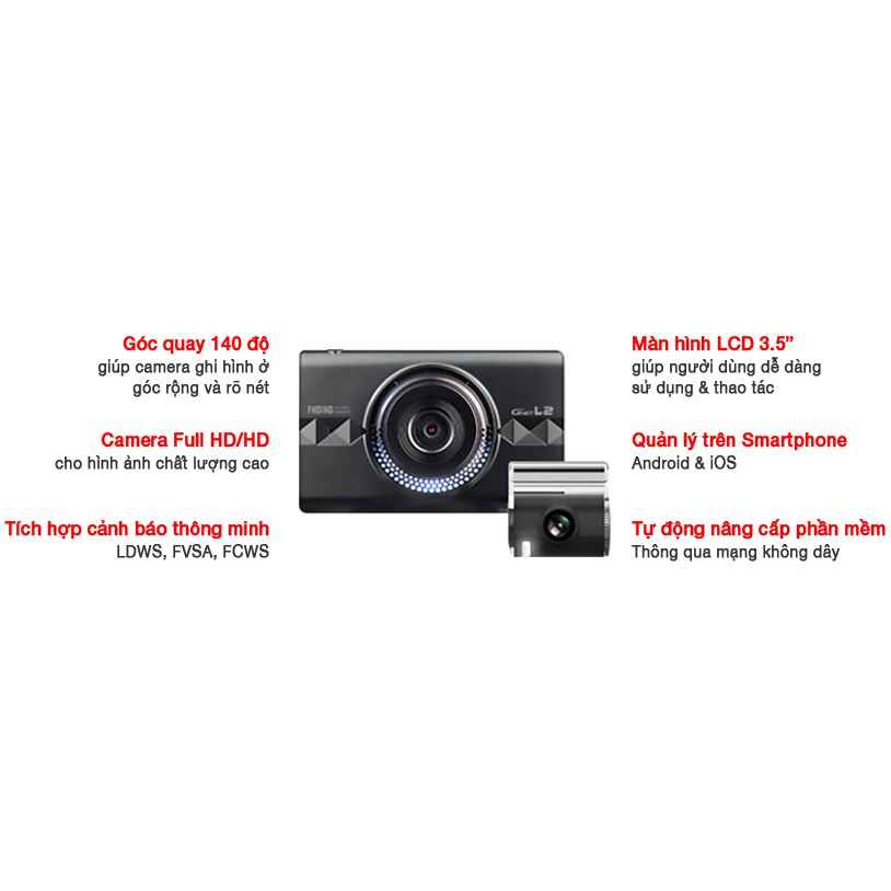 [Hỗ Trợ Lắp Đặt Miễn Phí Tận Nơi] CAMERA HÀNH TRÌNH HÀN QUỐC GNET L2 SẢN XUẤT TẠI HÀN QUỐC BẢO HÀNH 12 THÁNG