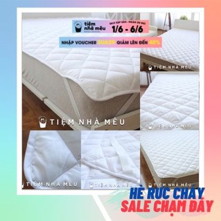 Topper✨m6/m8/2m - Tiệm Nhà Mêu✨  Tấm Bảo Vệ Nệm Cao Cấp Chần Bông Tấm Hàng Cao Cấp Chắc Chắn (100% Cotton,Loại Mỏng)