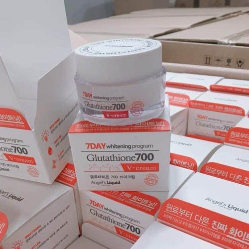 Kem Dưỡng Trắng Da 7Day Whitening Program Glutathione 700 V-Cream