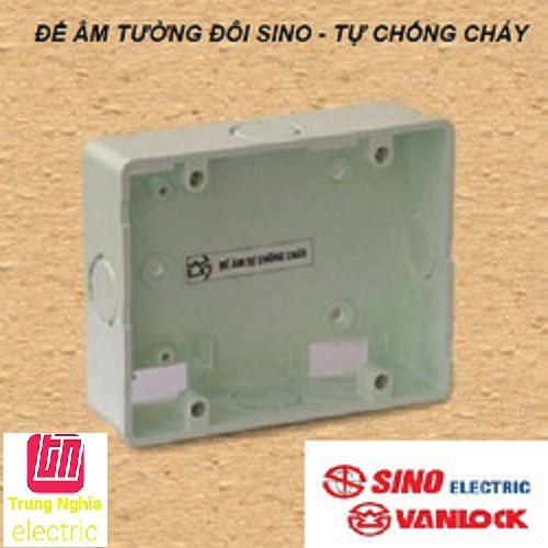 ĐẾ ÂM TƯỜNG ĐÔI SINO - TỰ CHỐNG CHÁY - S2157/D