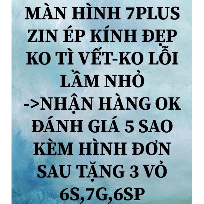 MÀN HÌNH 7PLUS MÃ DTP C11 ZIN ÉP KÍNH GIÁ RẺ