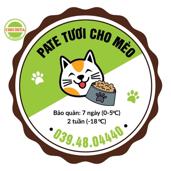 IN Tem Nhựa - Chống nước- Bế theo yêu cầu A3
