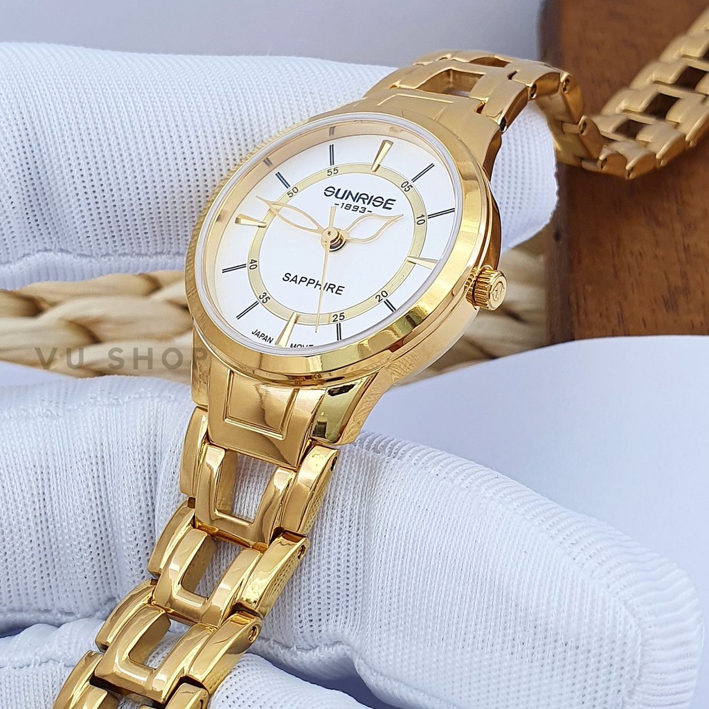 Đồng hồ nữ SUNRISE 9976SA - Chính hãng, Kính Sapphire